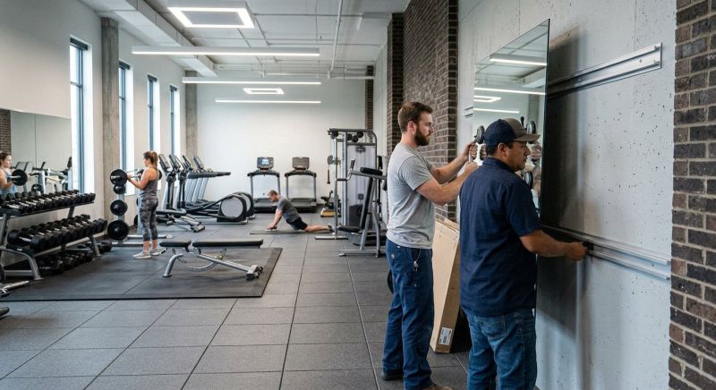Commercial Mirror Installation in Longmont, CO