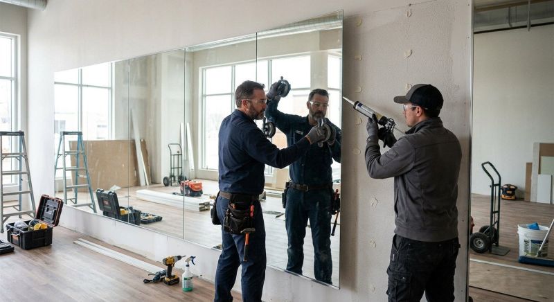 Commercial Mirror Installation in Longmont, CO
