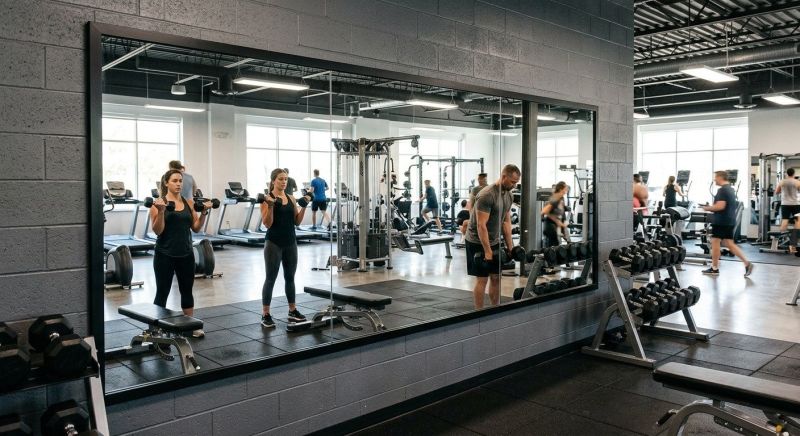 Fitness Mirror Installation in Boulder, CO