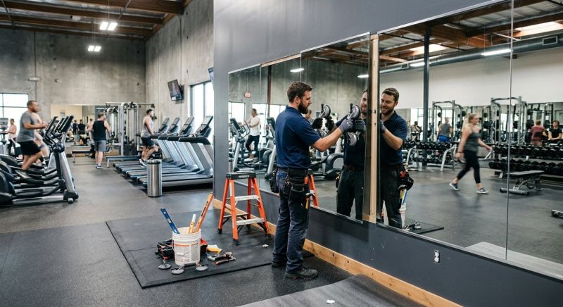 Gym Mirrors Installation in Longmont, CO