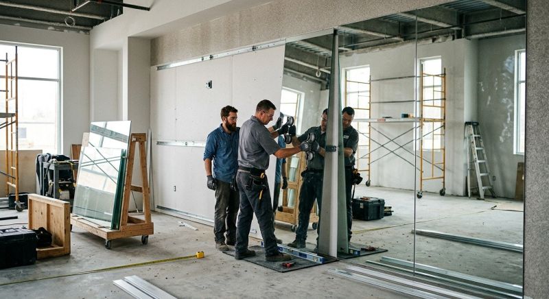 Studio Mirrors Installation in Boulder, CO